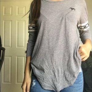 Small Grey pink shirt